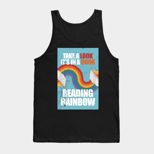 Reading Rainbow - Take a book it's in a book Tank Top by Tidio Art